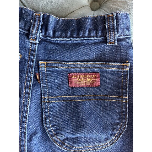 Vintage 70s Levis Jeans USA Made High Waist Wide Leg Own History - Picture 9 of 14